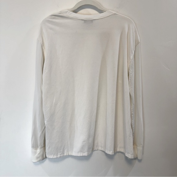 ATHLETA Silk Hybrid Top in White - Picture 6 of 6